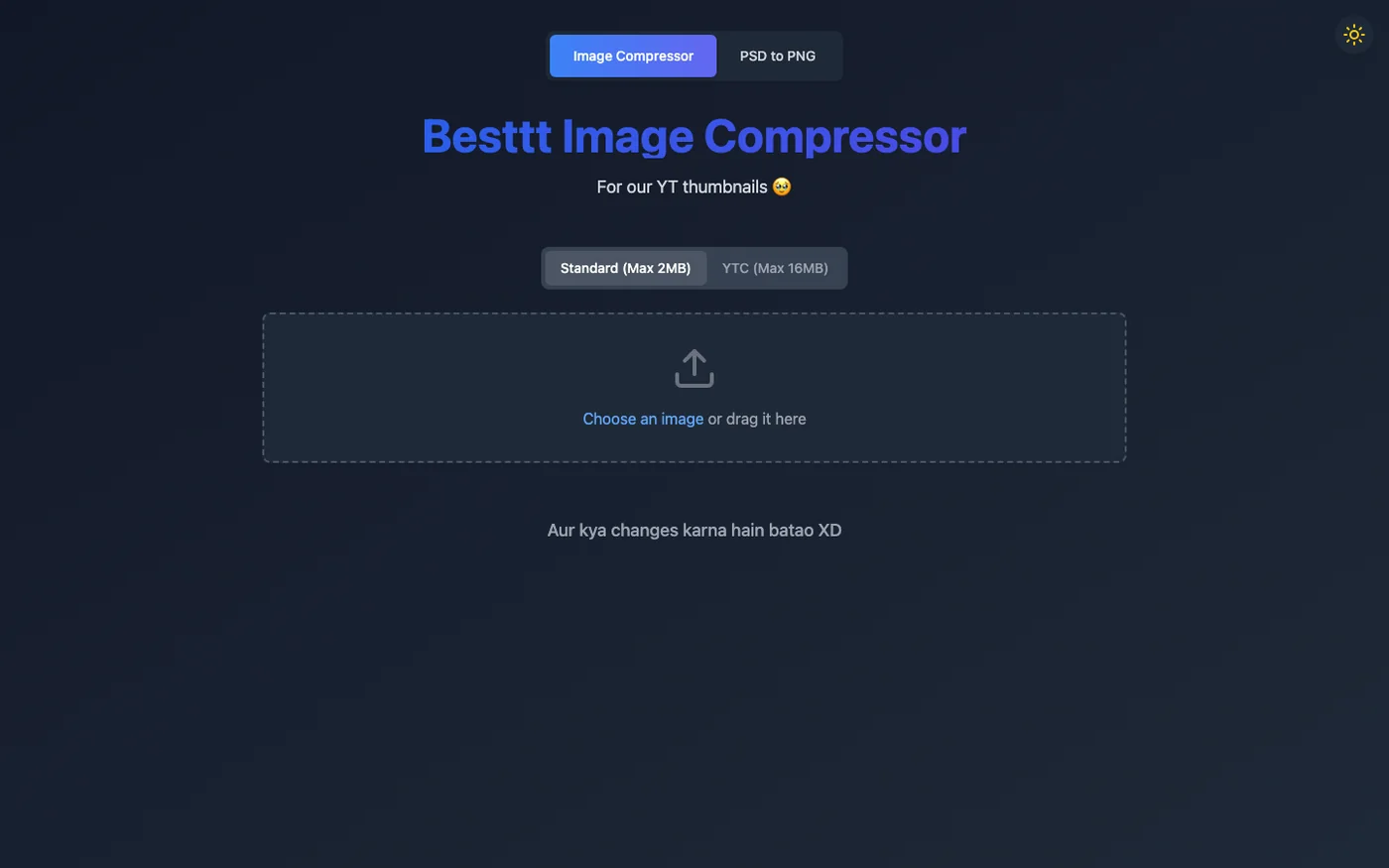 Besttt image compressor drop zone
